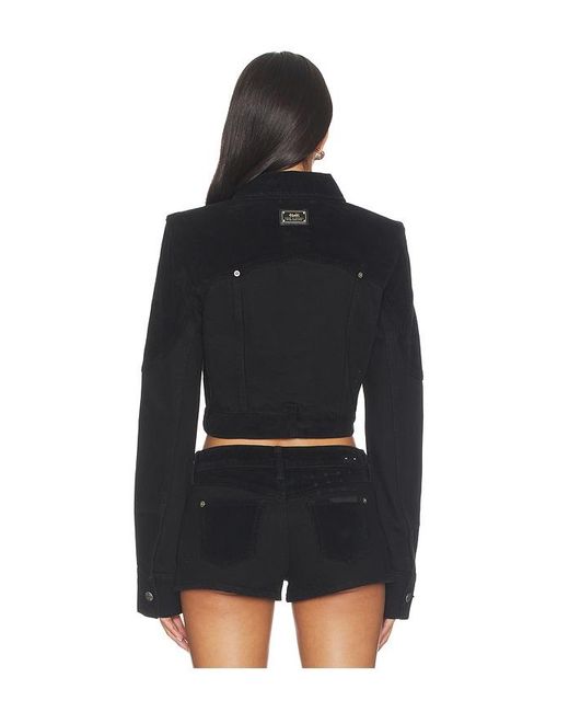 Ksubi Black Slim Trucker Jacket