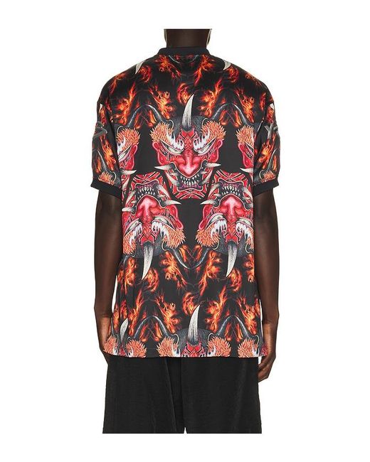 Y-3 Red Satin Oni Jersey for men
