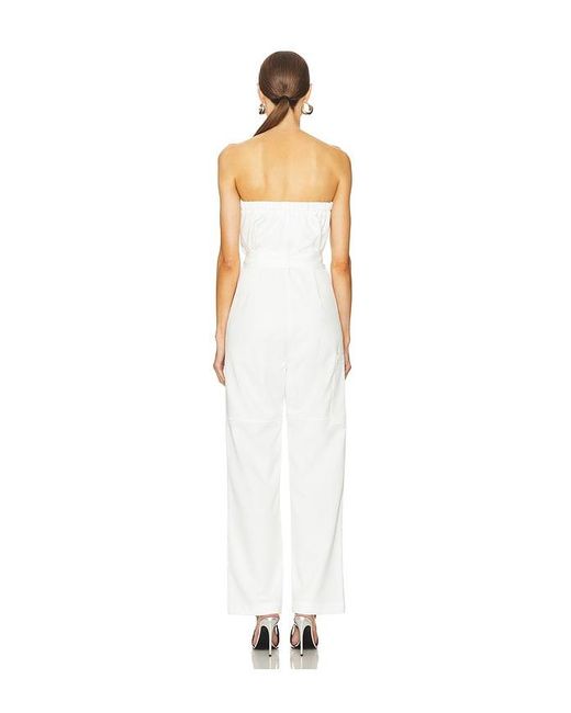 Kimberly Taylor White Tina Utility Jumpsuit