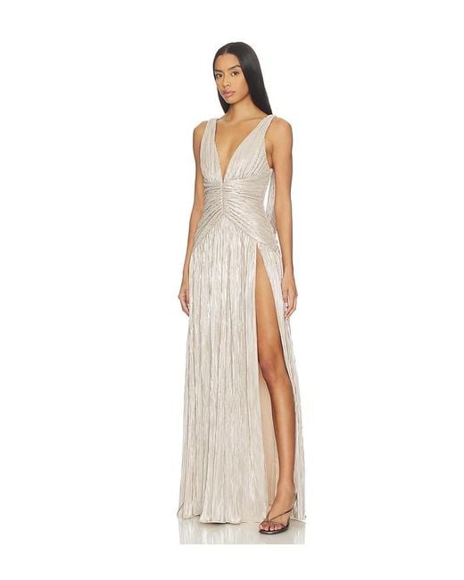 Lovers + Friends White Nikoletta Gown