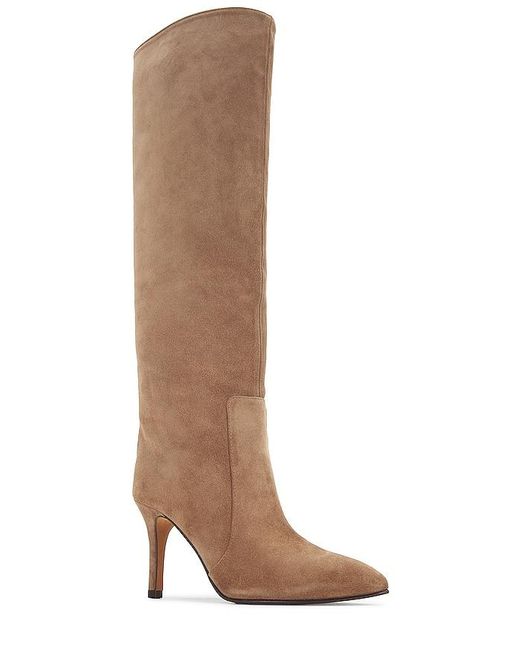 Toral Brown Suede Tall Boot