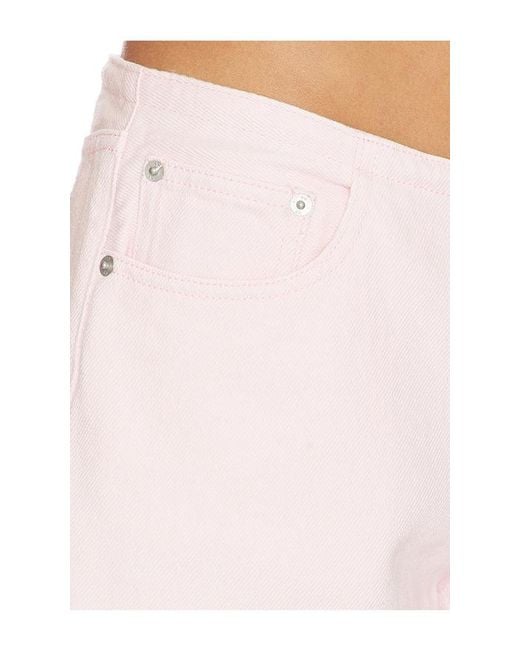 Still Here White Cool Mid Rise Shorts