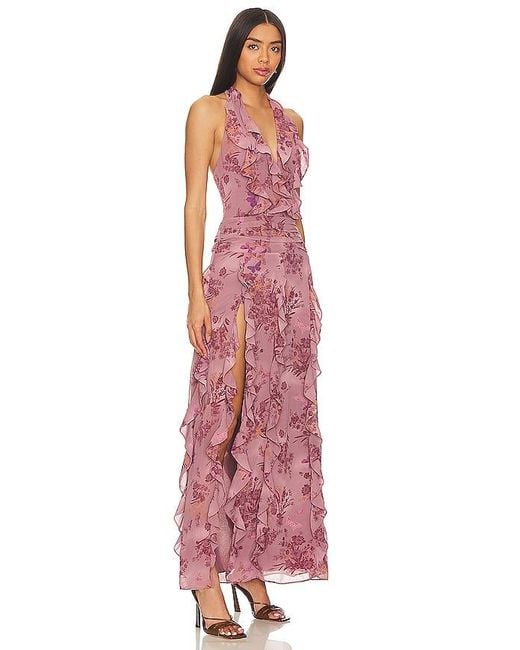 Nbd Red Divya Maxi Dress