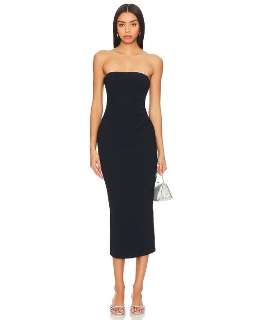 Bec & Bridge Bec + Bridge Karina Strapless Midi Dress in Black | Lyst