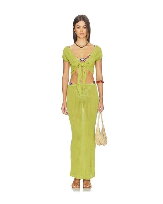 Solid & Striped Yellow The Rianne Top