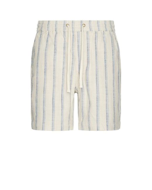 Marine Layer White Saturday Stretch Selvage Short for men