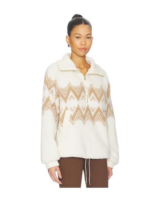 Varley Natural Hendrik Half Zip Sherpa Jacket