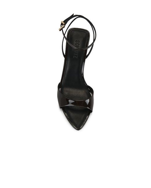 SCHUTZ SHOES Black Elodie Buckle Sandal