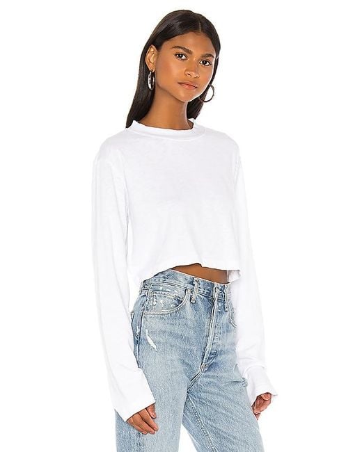 Cotton Citizen White Tokyo Crop Shirt