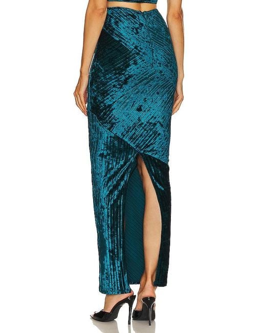 Michael Costello Green X Revolve Spencer Skirt
