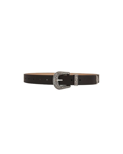 Lovers + Friends Black Kyra Faux Leather Belt