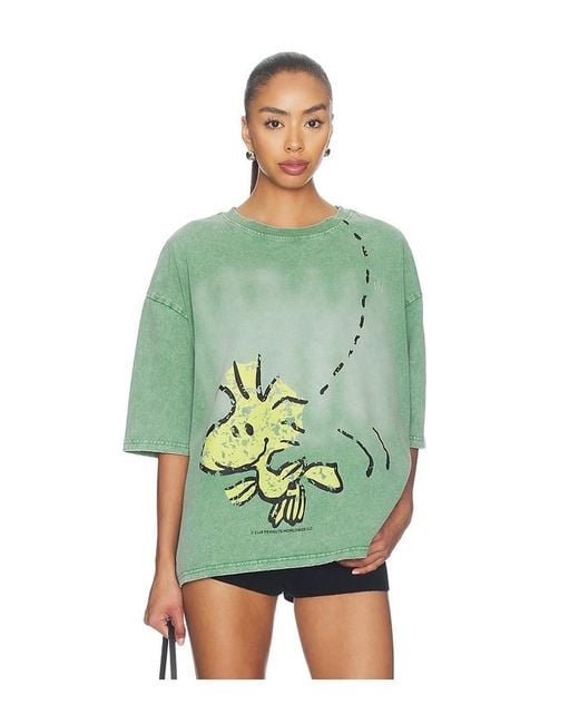 Vintage Heavy Green X Peanuts Woodstock Tee for men