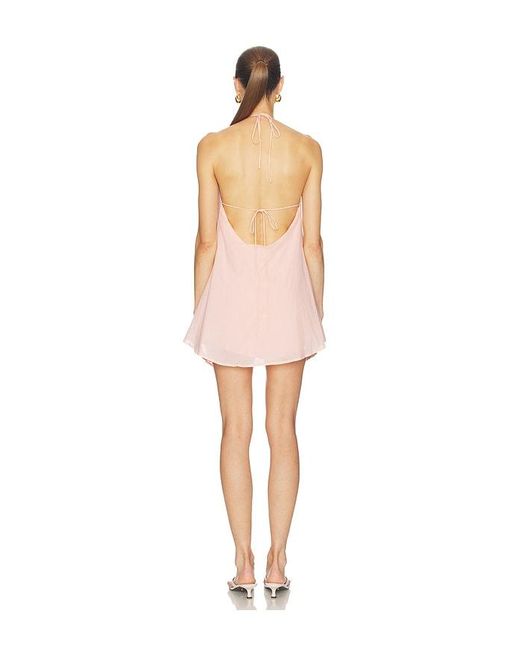 SNDY'S Pink Adrina Mini Dress