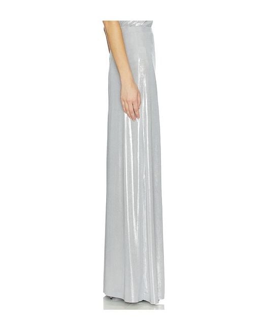 Norma Kamali White Bias Pant