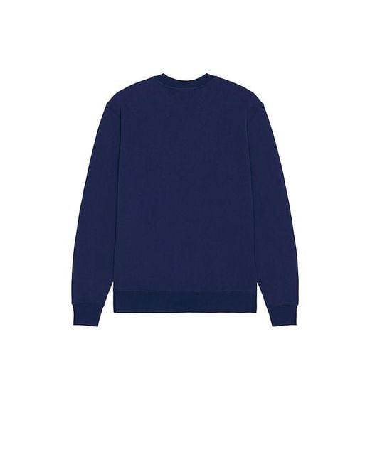 Stan Ray Blue Solid State Crew Sweatshirt for men
