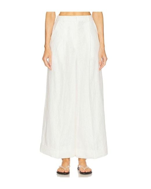 Faithfull The Brand White Clove Trouser