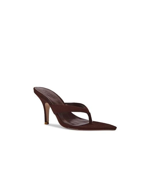 Femme LA Brown Tokyo Thong Sandal