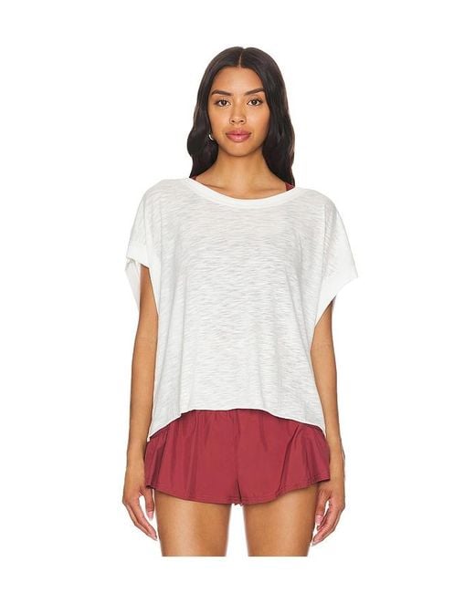 Free People White X Fp Movement My Time Tee