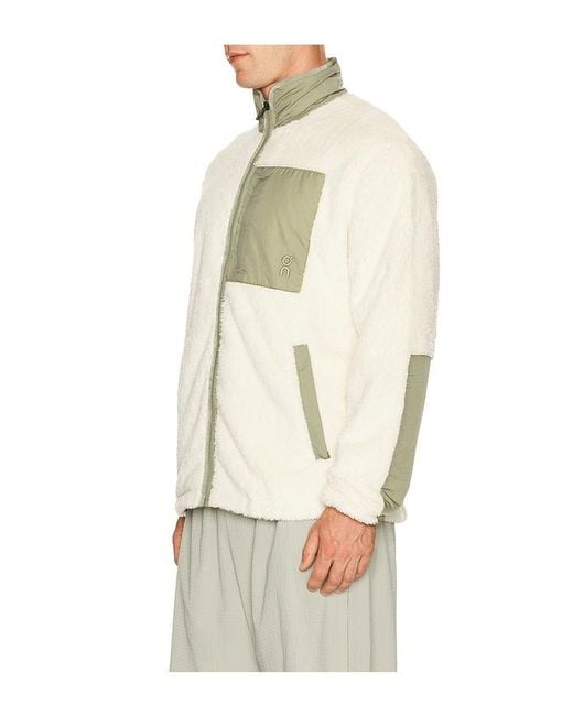 On Shoes Natural Ascent Fleece Jacket for men