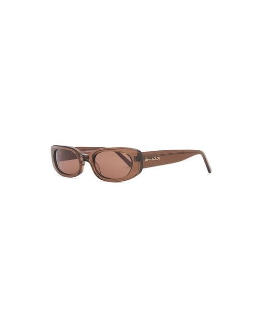 Lu Goldie Brown Cali Sunglasses