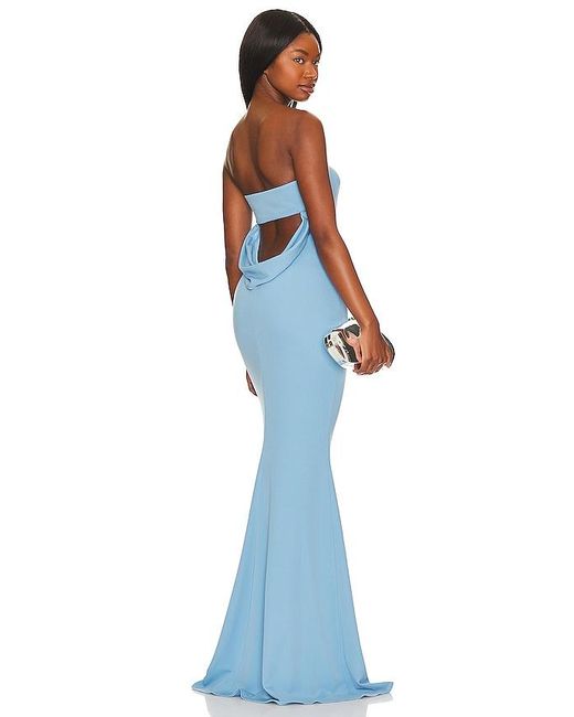 Katie May Blue X Revolve Mary Kate Gown