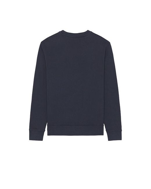 Maison Kitsuné Blue Chillax Patch Regular Sweatshirt for men