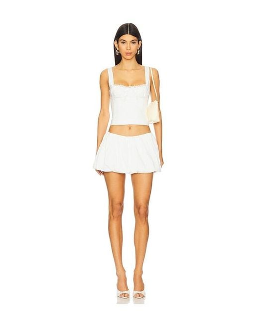 Miaou White Grace Skirt