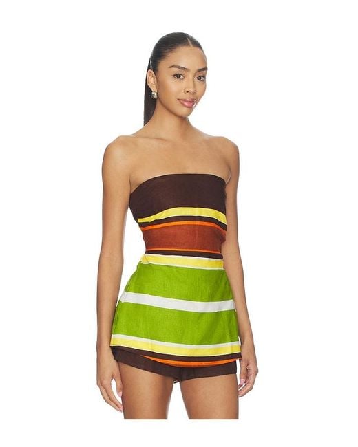 Faithfull The Brand Green Solmar Top