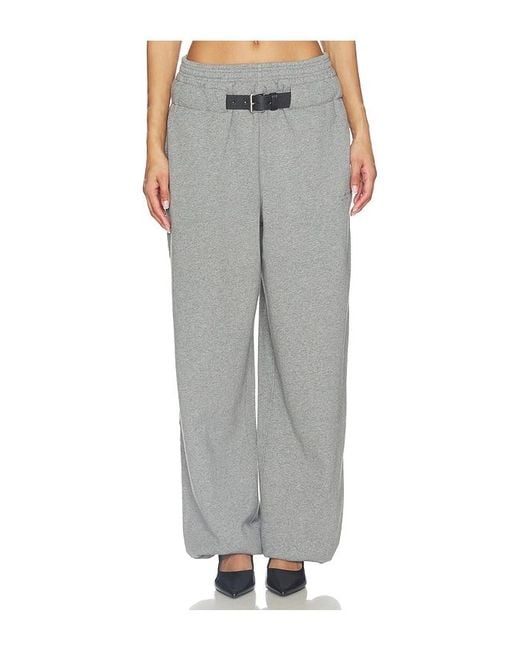 Alexander Wang Gray Belted Sweatpant