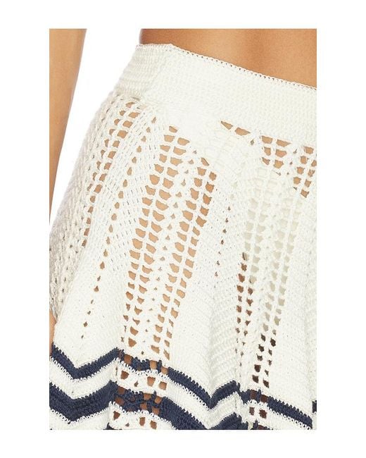 MY BEACHY SIDE Multicolor Amie Hand-Crocheted Skirt