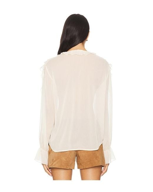 MORE TO COME Natural Mesha Top