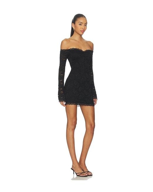 superdown Black Bailey Mini Dress