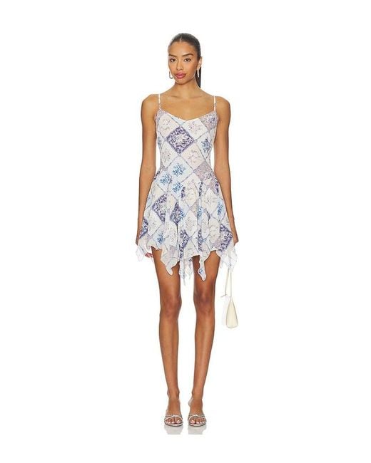 MAJORELLE White Gueret Mini Dress