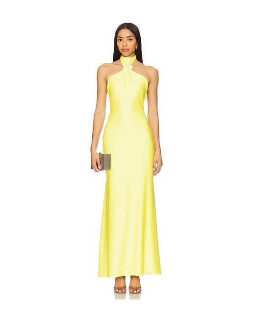 Mariandree Gaitan Yellow Daria Dress