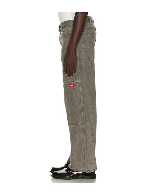 Dickies Gray Loose Straight Double Knee Jean for men