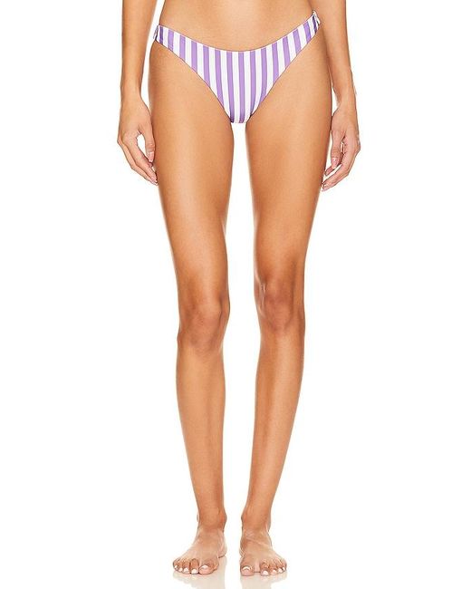 Mikoh Swimwear White Papara Bikini Bottom