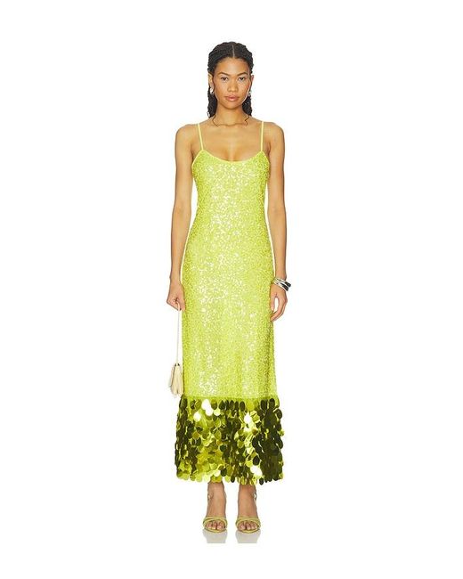 Simon Miller White Imogen Sequin Midi Dress