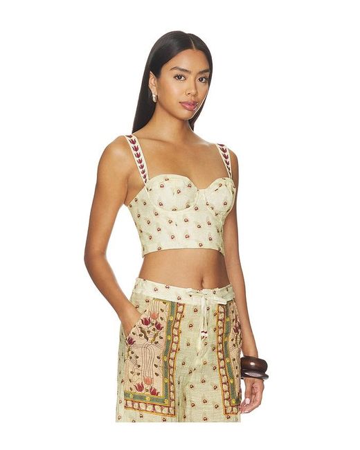 Agua Bendita Natural Lupe Plume Top