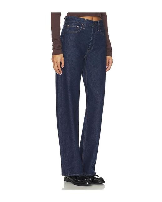 Agolde Blue Arc Loose Wide Jeans