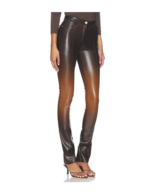 Gcds Gray Zippers Faded Faux Leather Skinny Pant