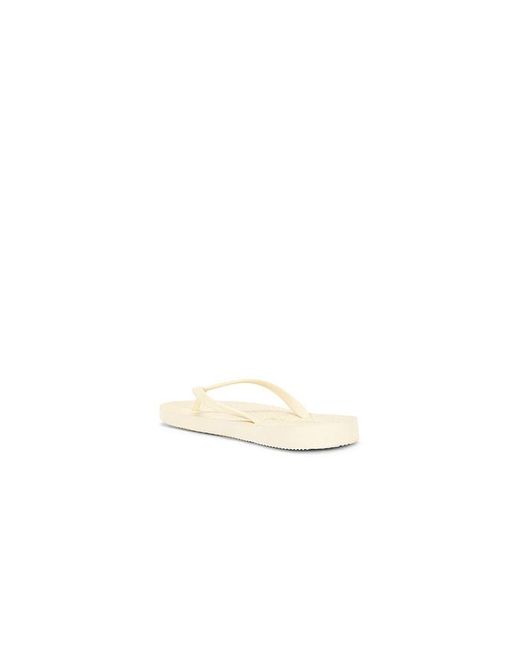 Sleeper White Slim Flip Flop