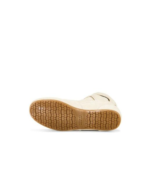 Isabel Marant White Senny High Sneaker