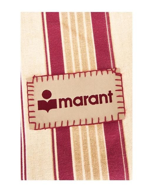 Isabel Marant Red Yenky Zipped Tote Bag