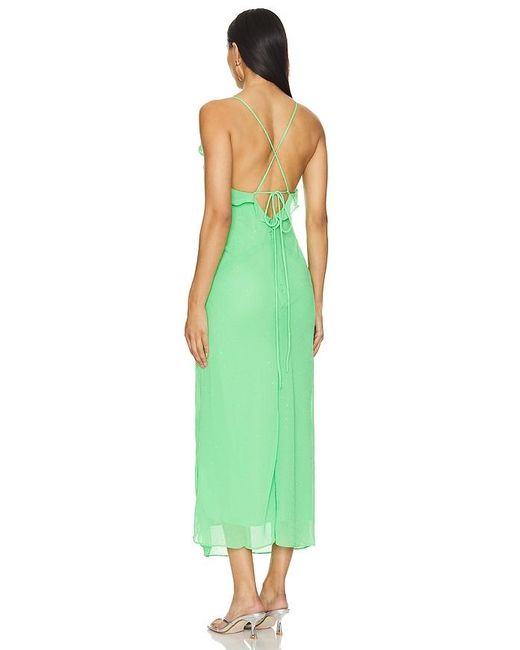 Bardot Green X Revolve Olea Maxi Dress