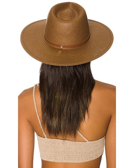 Janessa Leone Brown Sherman Hat