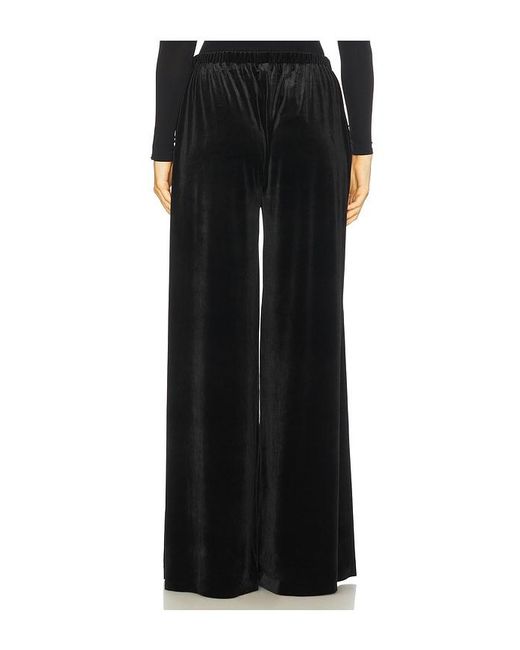 Norma Kamali Black Mens Pleat Pant