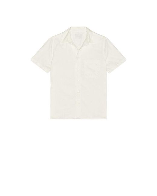 Citizens of Humanity White Short Sleeve Pocket Cairo Shirt for men