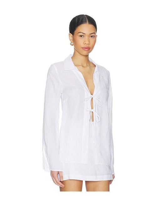 LSPACE White Venice Shirt