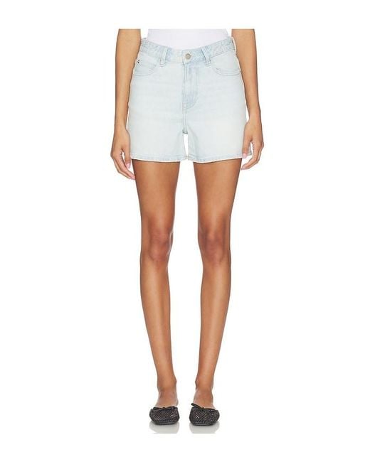 Dr. Denim White Nora Shorts
