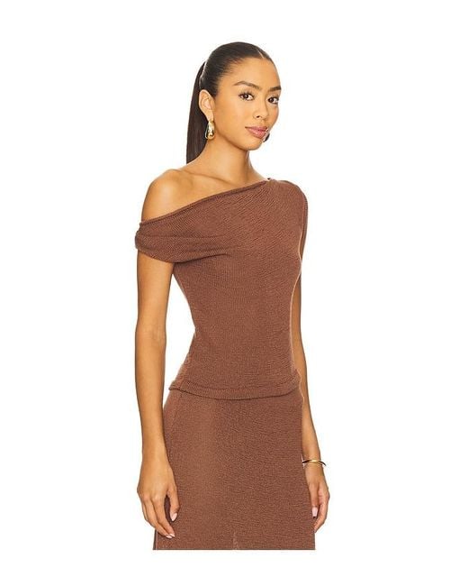 SNDY'S Brown Cali Top